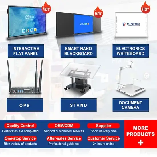 Bảng trắng thông minh cảm ứng công nghiệp 75 Inch - Sản phẩm 4K cung cấp trực tiếp từ nhà máy