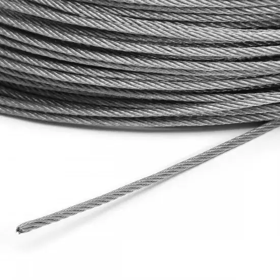 Nhà sản xuất dây cáp thép không mạ và mạ theo chuẩn DIN / GOST, chất lượng cao, giao hàng trực tiếp từ nhà máy