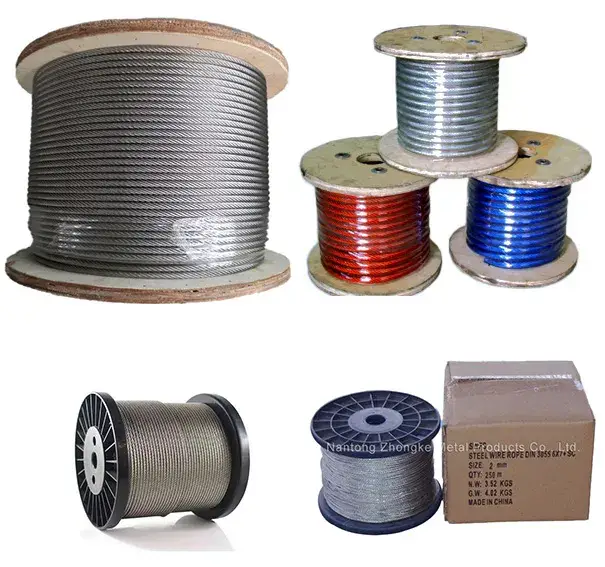 Nhà sản xuất dây cáp thép không mạ và mạ theo chuẩn DIN / GOST, chất lượng cao, giao hàng trực tiếp từ nhà máy hình ảnh 15-description