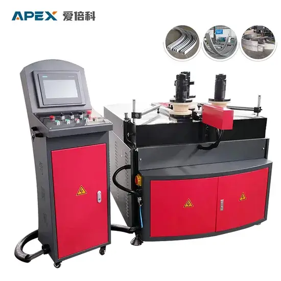 Máy uốn nhôm CNC thủy lực, Thiết kế hiện đại 2024 cho việc uốn hồ sơ nhôm cho PVC và cửa sổ cong hình ảnh 1-description