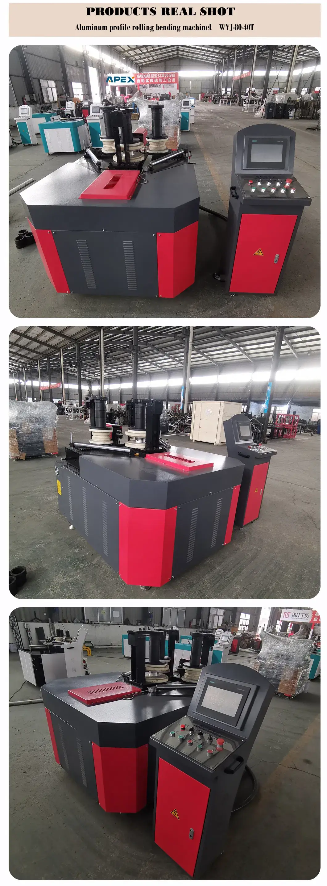 Máy uốn nhôm CNC thủy lực, Thiết kế hiện đại 2024 cho việc uốn hồ sơ nhôm cho PVC và cửa sổ cong hình ảnh 14-description