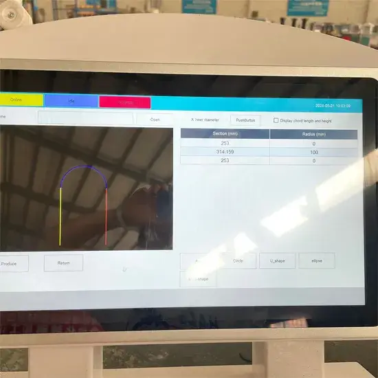 Máy uốn nhôm CNC thủy lực, Thiết kế hiện đại 2024 cho việc uốn hồ sơ nhôm cho PVC và cửa sổ cong