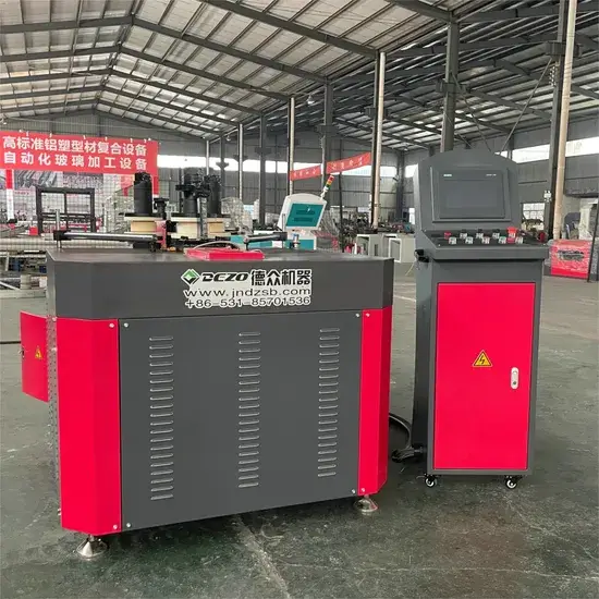 Máy uốn nhôm CNC thủy lực, Thiết kế hiện đại 2024 cho việc uốn hồ sơ nhôm cho PVC và cửa sổ cong
