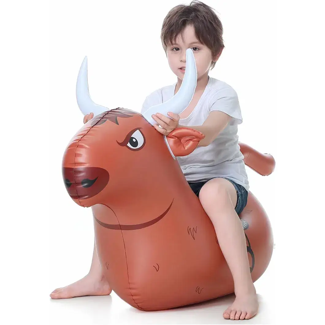 Bể bơi phao dành cho trẻ em với thiết kế hình bò độc đáo hình ảnh 14-description