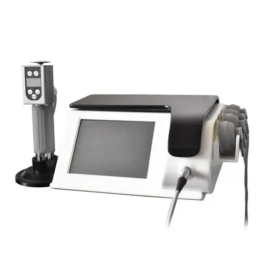 Máy kích thích cơ điện tử Shockwave và EMS - Thiết bị vật lý trị liệu 2 trong 1 cho nhà máy - Sóng xung kích và Thiết bị liệu pháp EMS