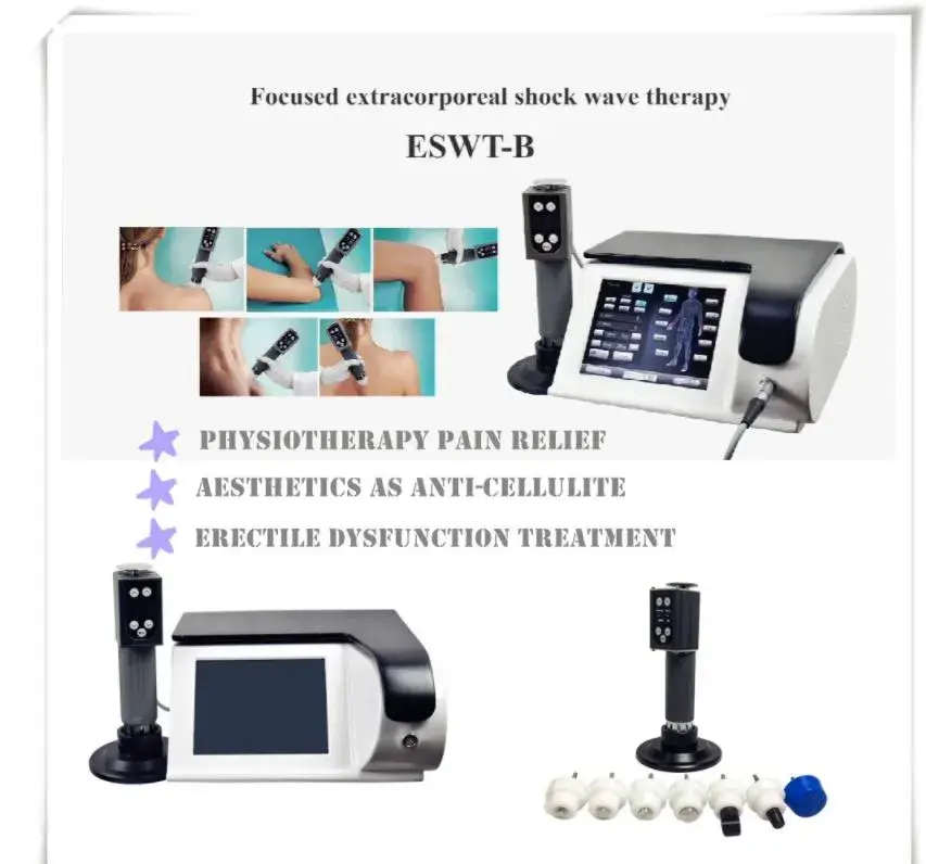 Máy kích thích cơ điện tử Shockwave và EMS - Thiết bị vật lý trị liệu 2 trong 1 cho nhà máy - Sóng xung kích và Thiết bị liệu pháp EMS hình ảnh 12-description