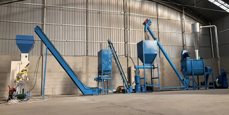 Viên thức ăn gia súc cho thỏ, gà - Nhà máy sản xuất với công suất 1t/h và dây chuyền chế biến thức ăn cho động vật hình ảnh 31-description