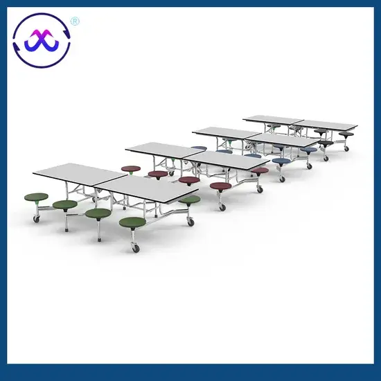 Bộ bàn ghế hình tròn hiện đại phục vụ cho phòng học, phòng khách và nhà hàng