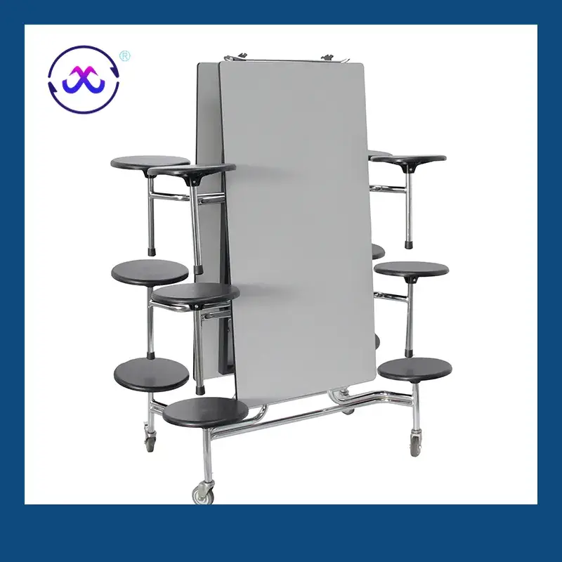 Bộ bàn ghế hình tròn hiện đại phục vụ cho phòng học, phòng khách và nhà hàng hình ảnh 18-description
