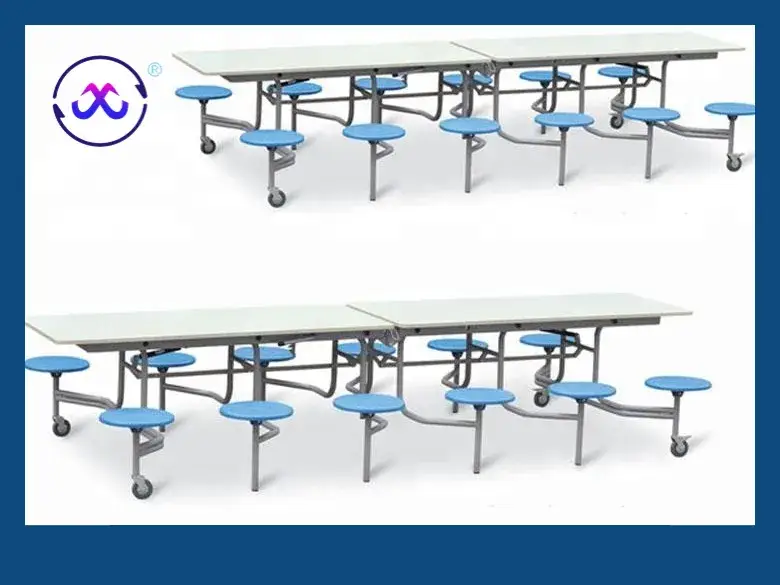 Bộ bàn ghế hình tròn hiện đại phục vụ cho phòng học, phòng khách và nhà hàng hình ảnh 14-description