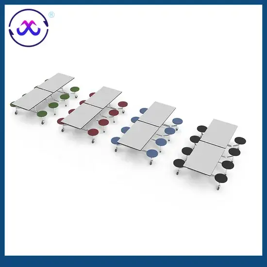 Bộ bàn ghế hình tròn hiện đại phục vụ cho phòng học, phòng khách và nhà hàng