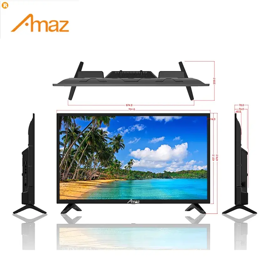 TV thông minh màn hình phẳng LED 24inch và 32inch của nhà máy OEM: Chất lượng và công nghệ mới