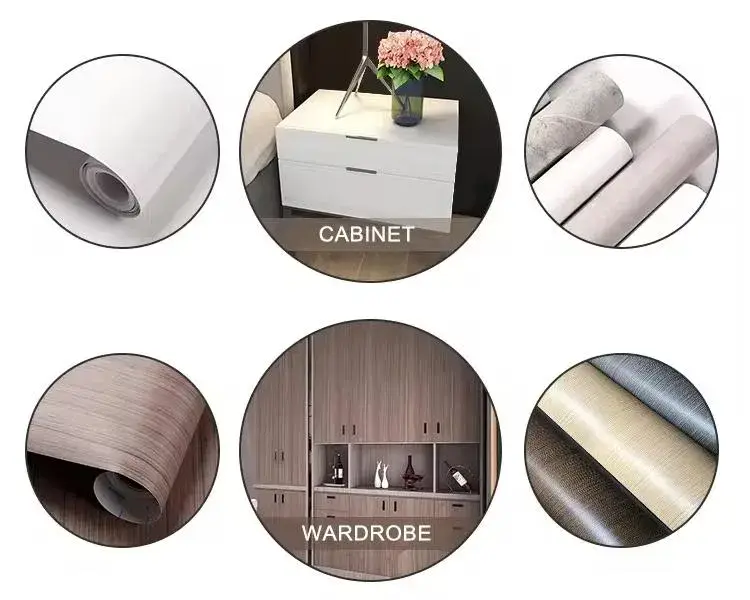 Phim PVC giả vân gỗ dán tường cho trang trí nội thất - Sản phẩm giá nhà máy, dán tự dính hình ảnh 20-description