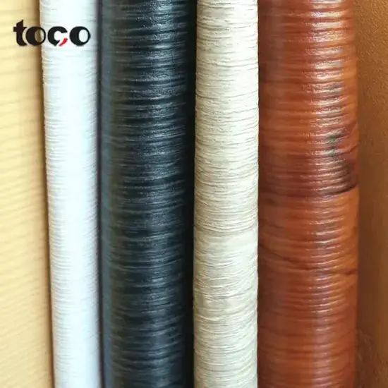 Phim PVC giả vân gỗ dán tường cho trang trí nội thất - Sản phẩm giá nhà máy, dán tự dính