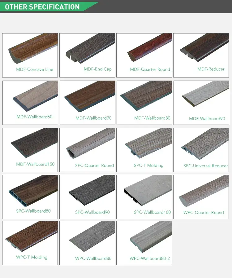 Nẹp cầu thang chống nước ván sàn SPC - Nhà máy cung cấp sản phẩm chất lượng cao hình ảnh 19-description