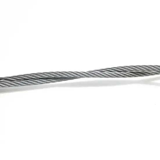 Bán buôn dây cáp thép mạ kẽm / mạ PVC độ dày 4.0 mm, kích thước 6*7+FC