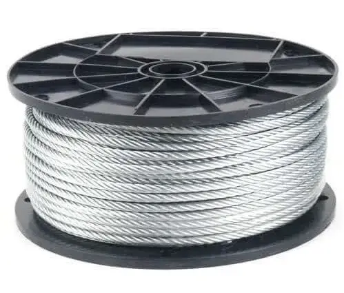 Bán buôn dây cáp thép mạ kẽm / mạ PVC độ dày 4.0 mm, kích thước 6*7+FC hình ảnh 12-description