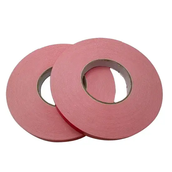 Băng dính hai mặt đa chức năng màu đỏ và trắng, sản phẩm bán buôn từ nhà sản xuất, băng dính foam PE
