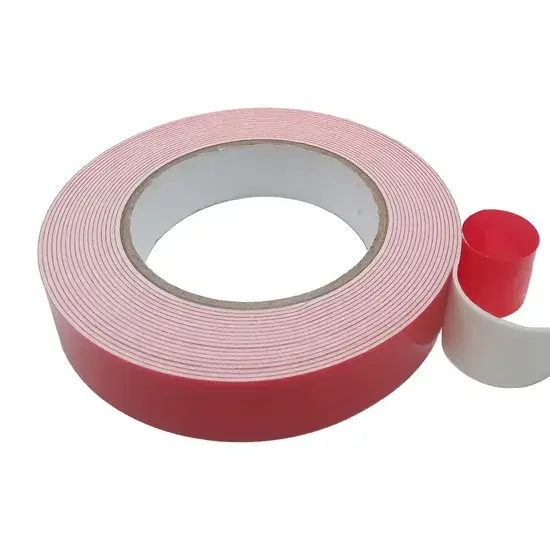 Băng dính hai mặt đa chức năng màu đỏ và trắng, sản phẩm bán buôn từ nhà sản xuất, băng dính foam PE