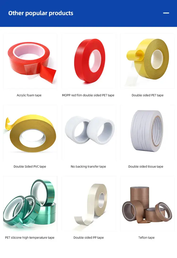 Băng dính hai mặt đa chức năng màu đỏ và trắng, sản phẩm bán buôn từ nhà sản xuất, băng dính foam PE hình ảnh 18-description
