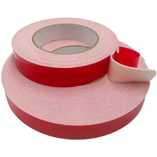 Băng dính hai mặt đa chức năng màu đỏ và trắng, sản phẩm bán buôn từ nhà sản xuất, băng dính foam PE