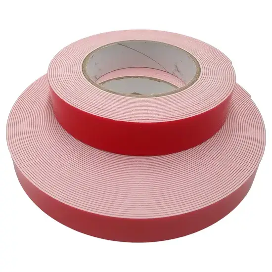 Băng dính hai mặt đa chức năng màu đỏ và trắng, sản phẩm bán buôn từ nhà sản xuất, băng dính foam PE