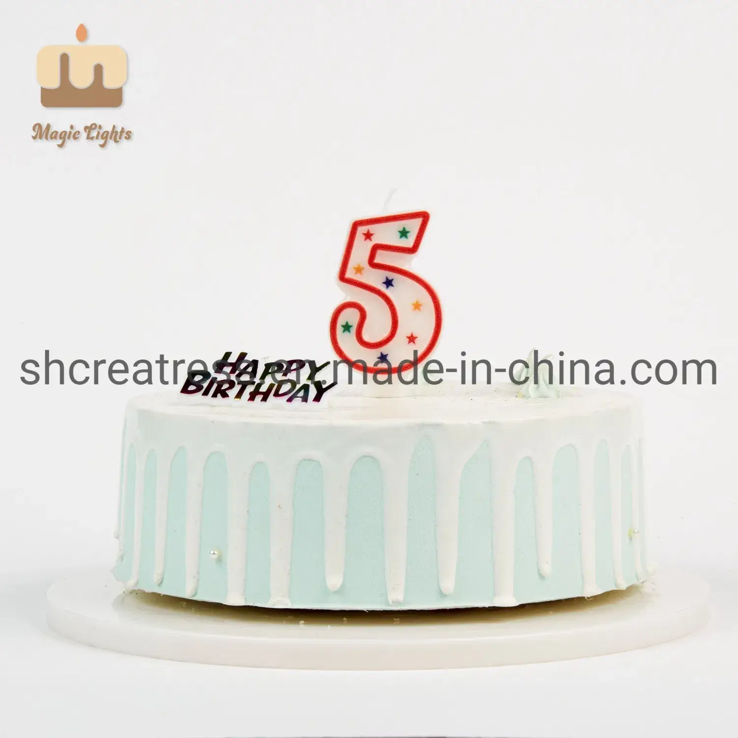 Nến số sinh nhật 3 với thông điệp đặc biệt từ Singapore