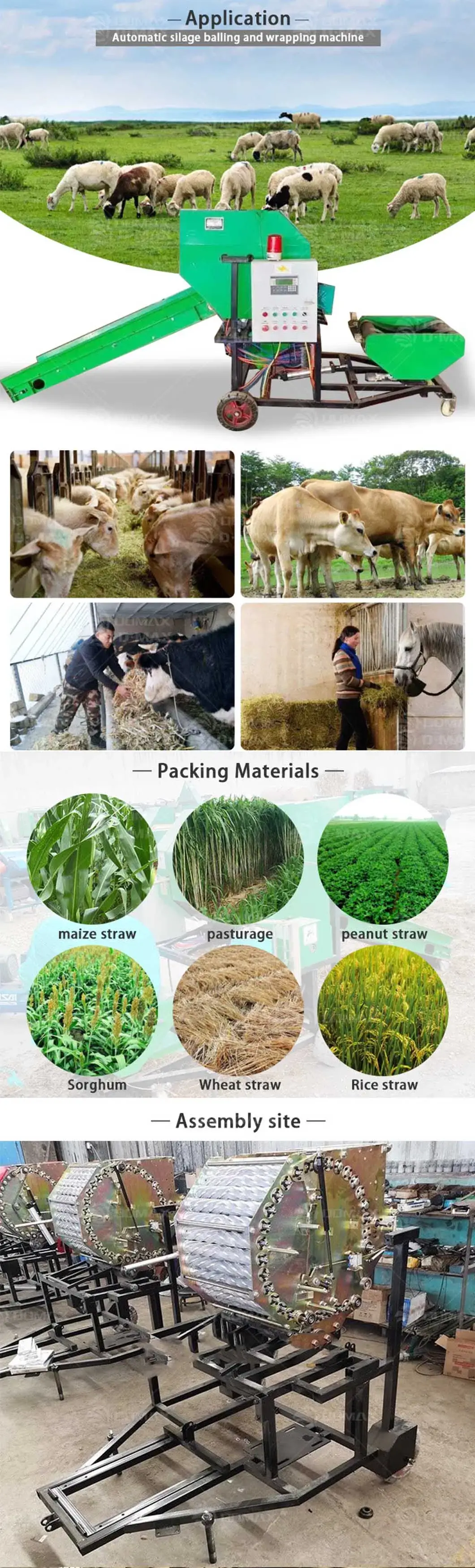 Thiết bị ép cỏ silage và quấn bao silage chất lượng tốt hình ảnh 15-description
