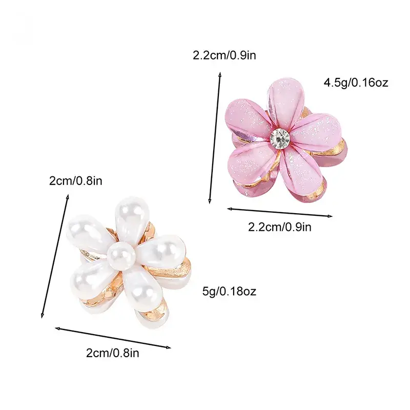 Kẹp tóc hình hoa đa dạng màu sắc - Sự lựa chọn thời trang phổ biến hình ảnh 12-description