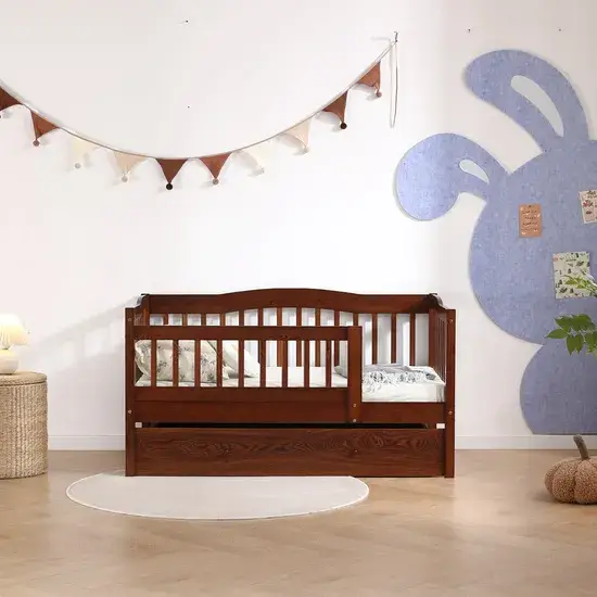 Giường cũi gỗ thời trang tùy chỉnh dành cho phòng ngủ trẻ em phong cách