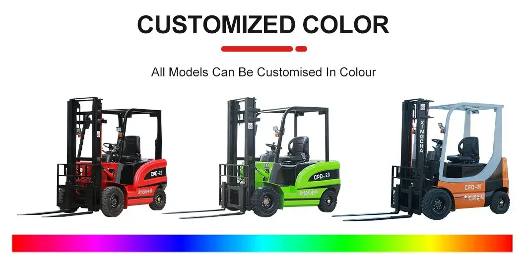 Xe nâng điện có thời gian sạc nhanh, phanh tái sinh và khả năng điều khiển chính xác hình ảnh 14-description