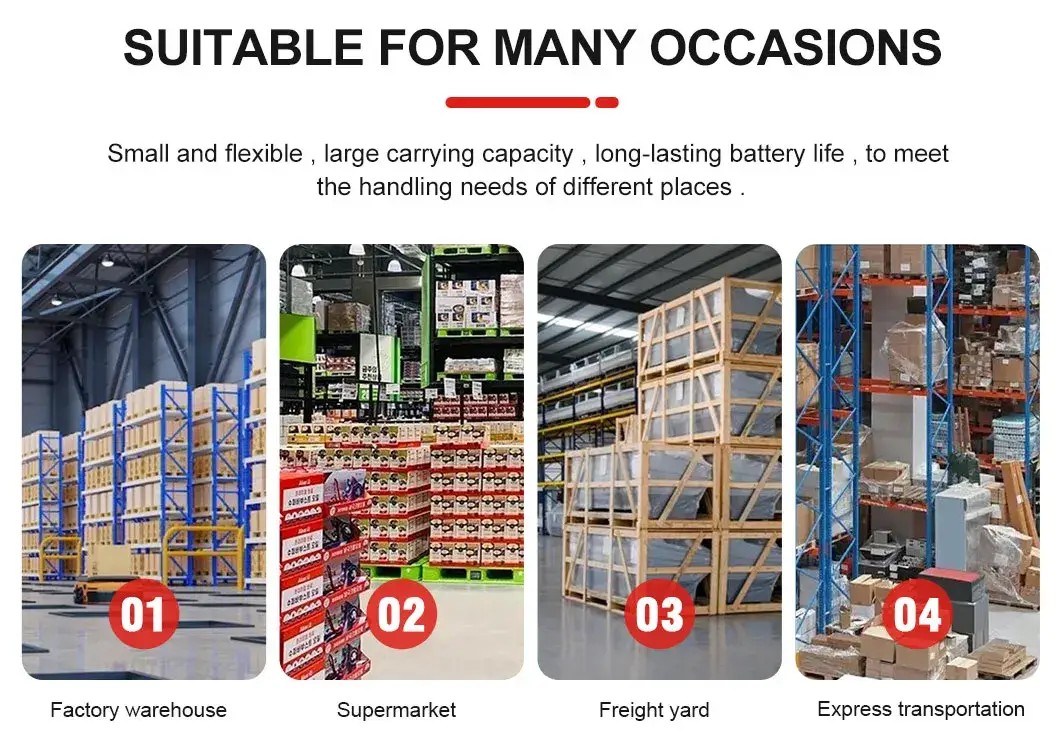 Xe nâng điện có thời gian sạc nhanh, phanh tái sinh và khả năng điều khiển chính xác hình ảnh 13-description