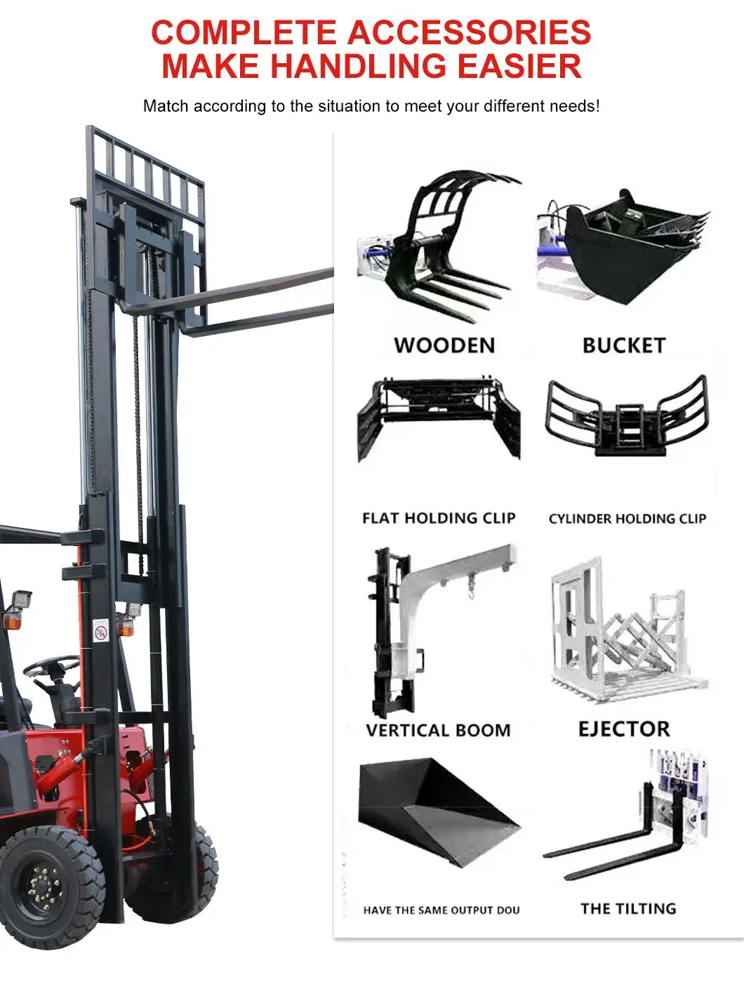 Xe nâng điện có thời gian sạc nhanh, phanh tái sinh và khả năng điều khiển chính xác hình ảnh 16-description