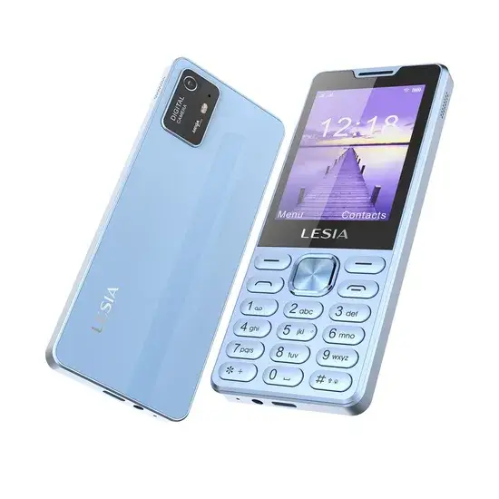 Lesia 2.4 inch - Điện thoại di động cơ bản hai SIM, dành cho người cao tuổi với màn hình lớn 1400mAh