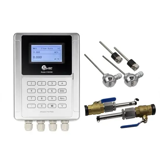 Đồng hồ đo lưu lượng siêu âm Fhs300 - Hiển thị số, kích thước lớn, lắp đặt dễ dàng