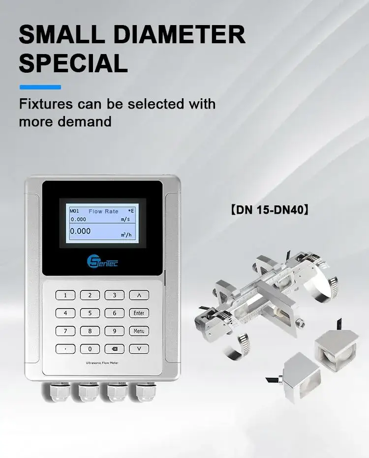 Đồng hồ đo lưu lượng siêu âm Fhs300 - Hiển thị số, kích thước lớn, lắp đặt dễ dàng hình ảnh 16-description