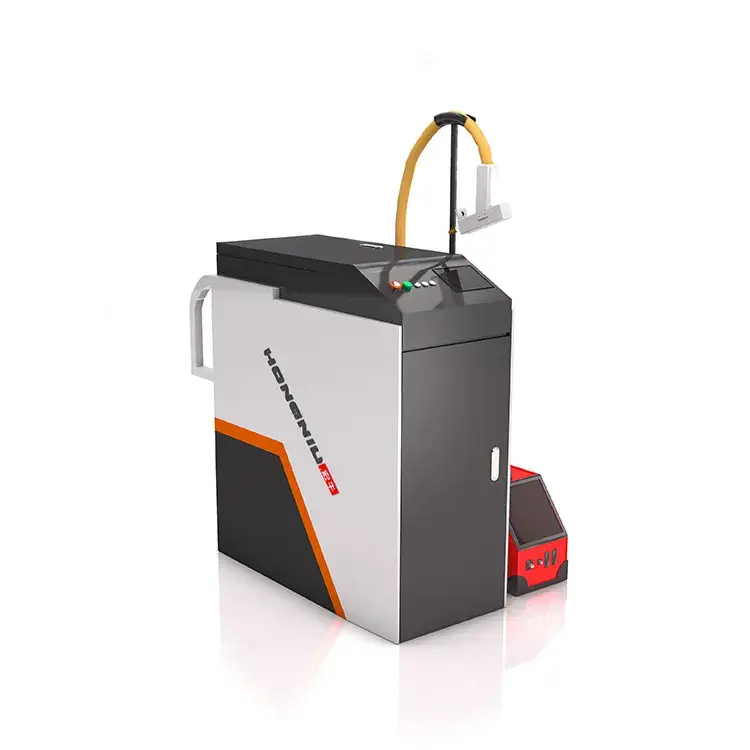 Máy hàn laser sợi cho kim loại thép với thiết bị cấp nguồn dây chuyền
