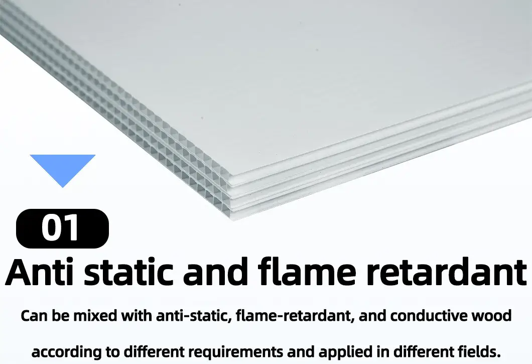 Tấm PP Hollow chống cháy cho ứng dụng trong ngành Công nghệ điện từ và quang học hình ảnh 13-description