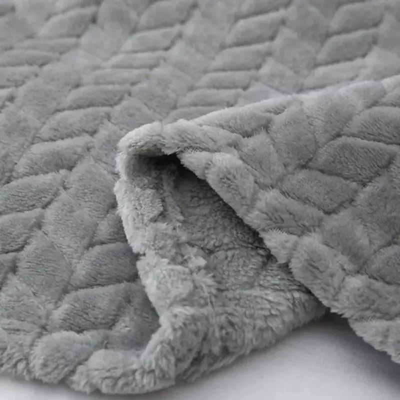 Chăn Flannel Fleece bằng vải nhung polyester cho giường, dành cho trẻ em và gia đình hình ảnh 15-description