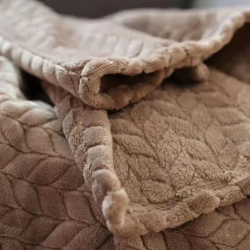 Chăn Flannel Fleece bằng vải nhung polyester cho giường, dành cho trẻ em và gia đình hình ảnh 19-description
