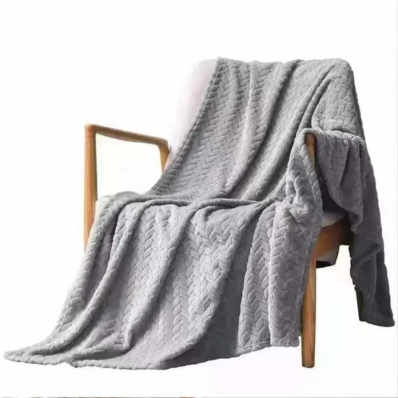 Chăn Flannel Fleece bằng vải nhung polyester cho giường, dành cho trẻ em và gia đình hình ảnh 14-description