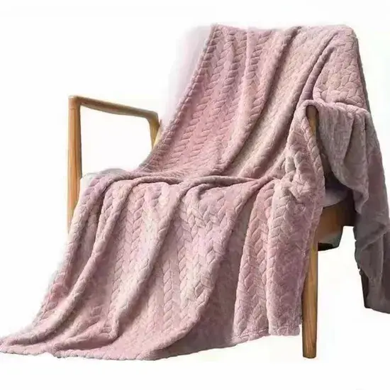 Chăn Flannel Fleece bằng vải nhung polyester cho giường, dành cho trẻ em và gia đình