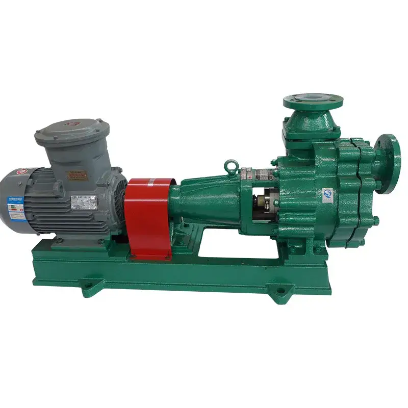 Bơm tự mồi ly tâm với vật liệu fluoroplastic phù hợp với axit hydrochloric