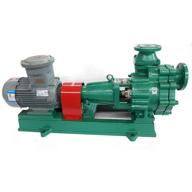 Bơm tự mồi ly tâm với vật liệu fluoroplastic phù hợp với axit hydrochloric