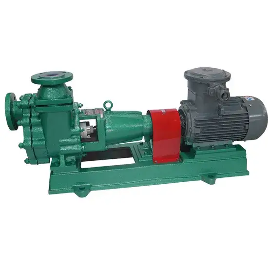 Bơm tự mồi ly tâm với vật liệu fluoroplastic phù hợp với axit hydrochloric