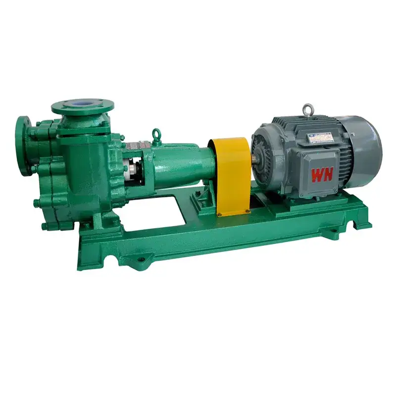 Bơm tự mồi ly tâm với vật liệu fluoroplastic phù hợp với axit hydrochloric