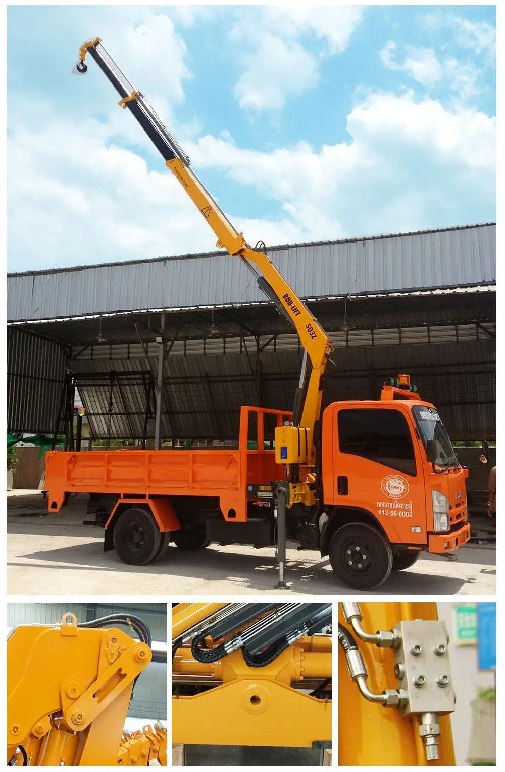 Cần cẩu mini gắn trên xe tải có khả năng gập 3.2 mét - Lựa chọn hàng đầu hình ảnh 13-description