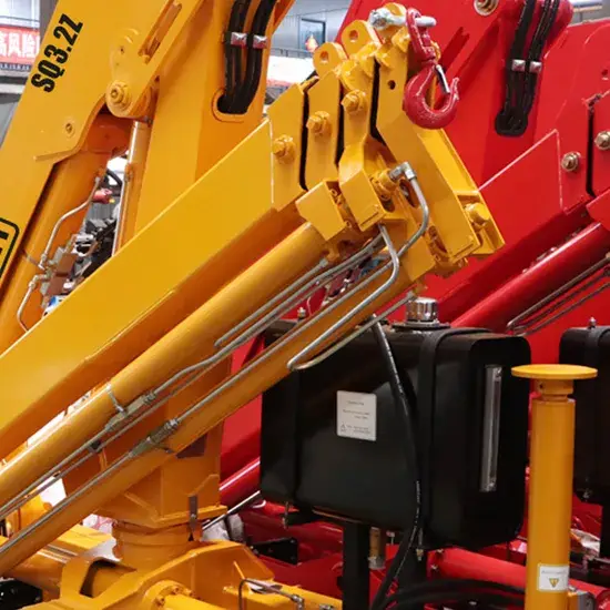 Cần cẩu mini gắn trên xe tải có khả năng gập 3.2 mét - Lựa chọn hàng đầu