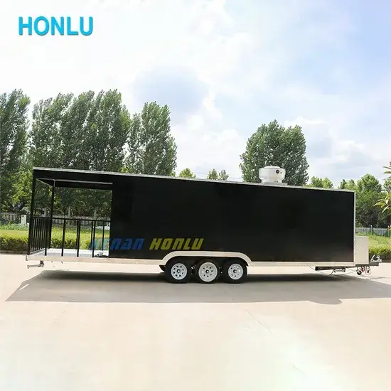 Xe bán đồ ăn đường phố Airstream di động với thiết bị bán hàng đa năng