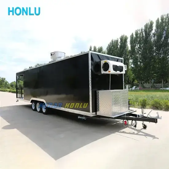 Xe bán đồ ăn đường phố Airstream di động với thiết bị bán hàng đa năng